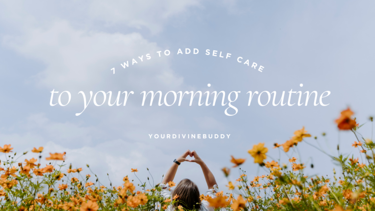 self care morning routine